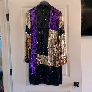 Sequin hand made dress
